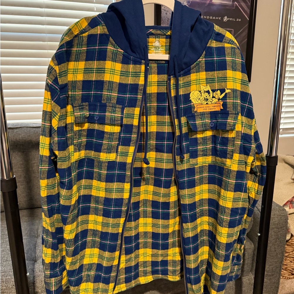 Three Caballeros Hooded Shirt